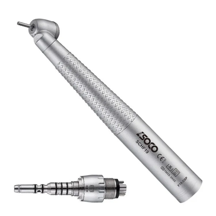 SCHF19 45°Contra-angle block teeth stan pushoptical quick handpiece(6 hole)
