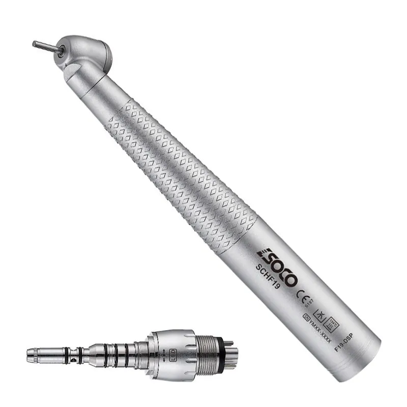 SCHF19 45°Contra-angle block teeth stan pushoptical quick handpiece(6 hole)