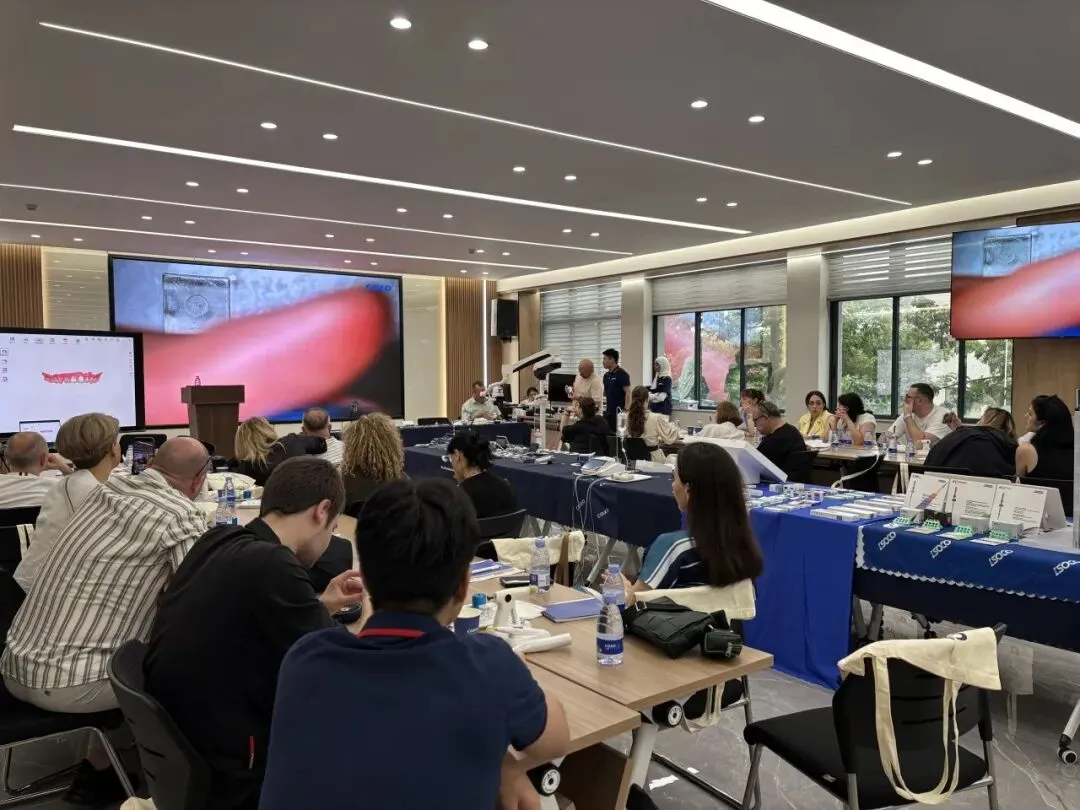 Georgian dentists attending an endodontic expert lecture and practical session at SOCO Dental